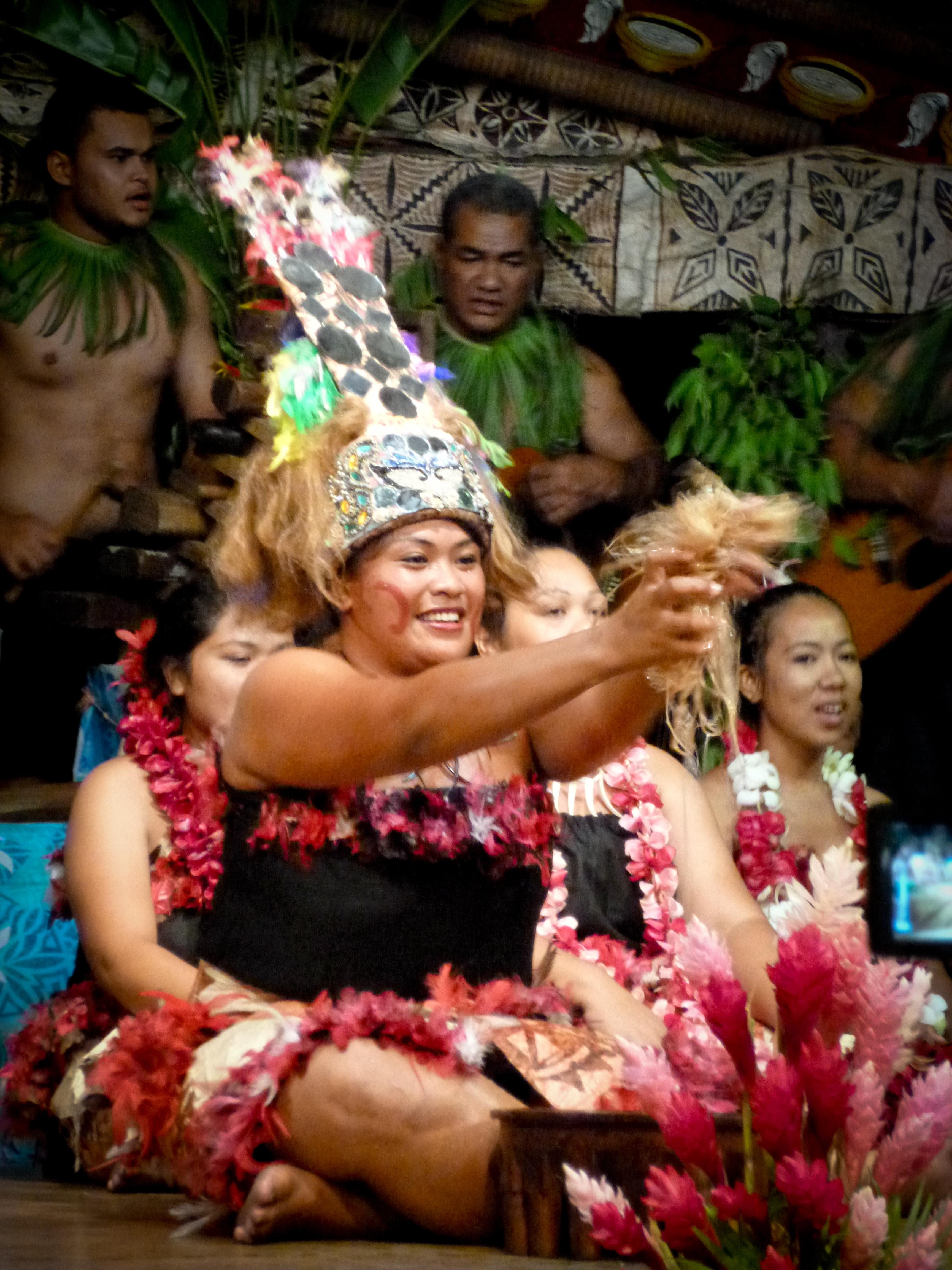 A local woman in traditional dress in Samoa As a Projects Abroad volunteer in Samoa you will get to experience much of the island nation's culture
